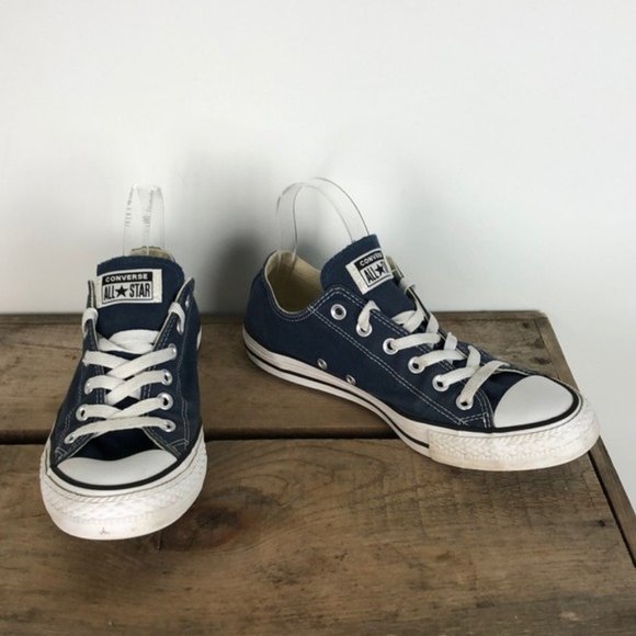 Converse Shoes - CONVERSE blue all star low top chuck shoes us women's size 10 EUC